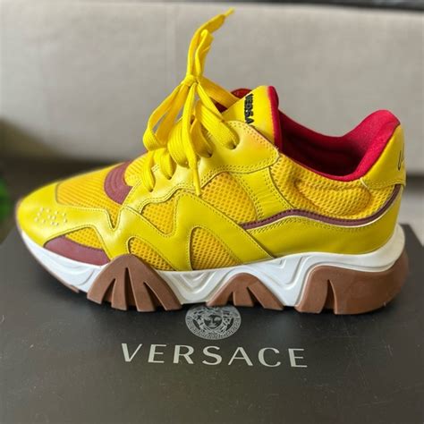 versace squalo sneakers on feet|versace sneakers for women.